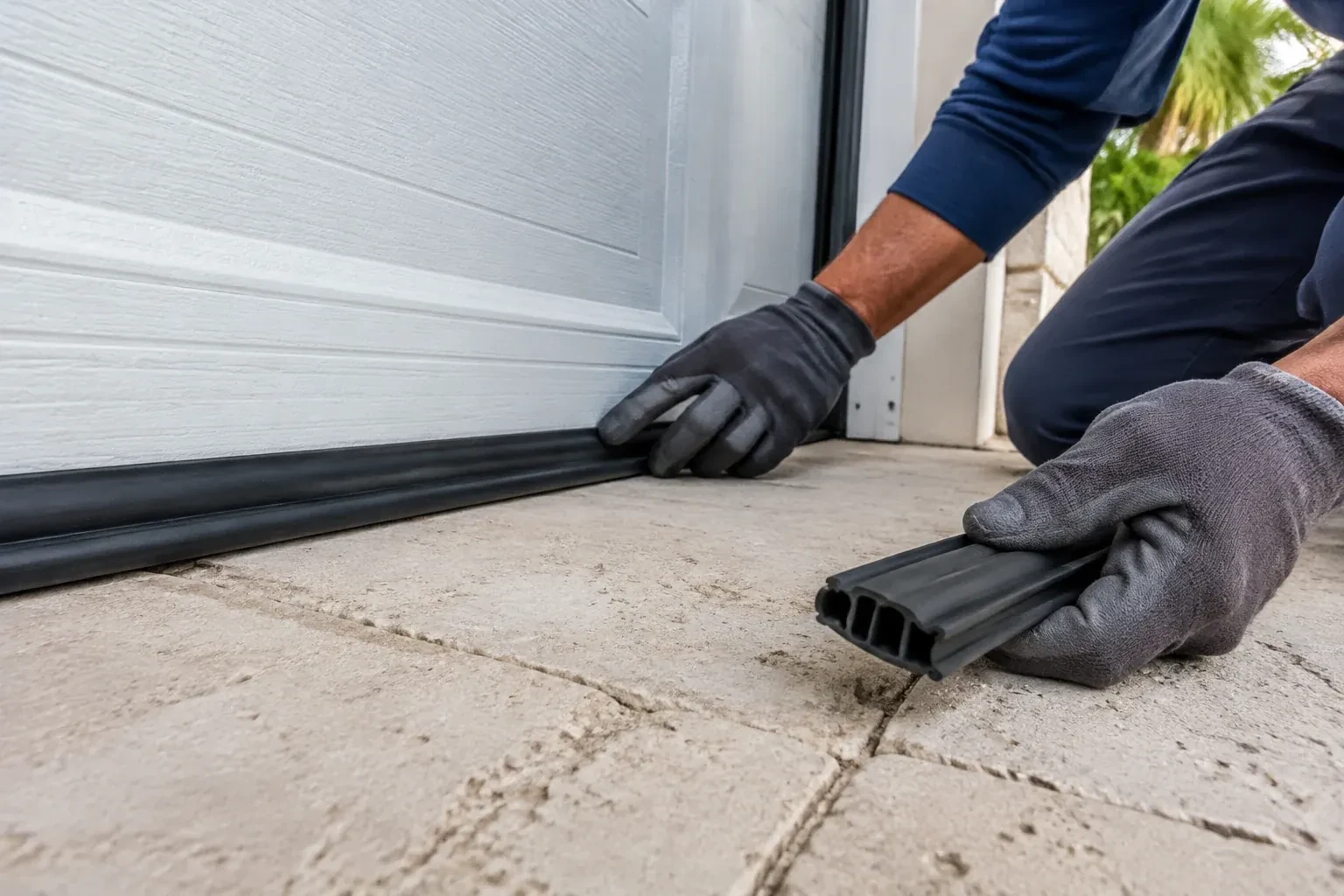 Illustrative garage doors scene — Garage Door Bottom Seal Replacement, Innisfil